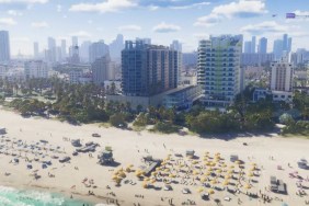 GTA 6: a brightly lit beach in Vice City.