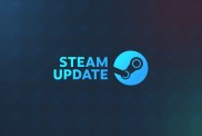 The Steam logo on a mostly dark teal background.