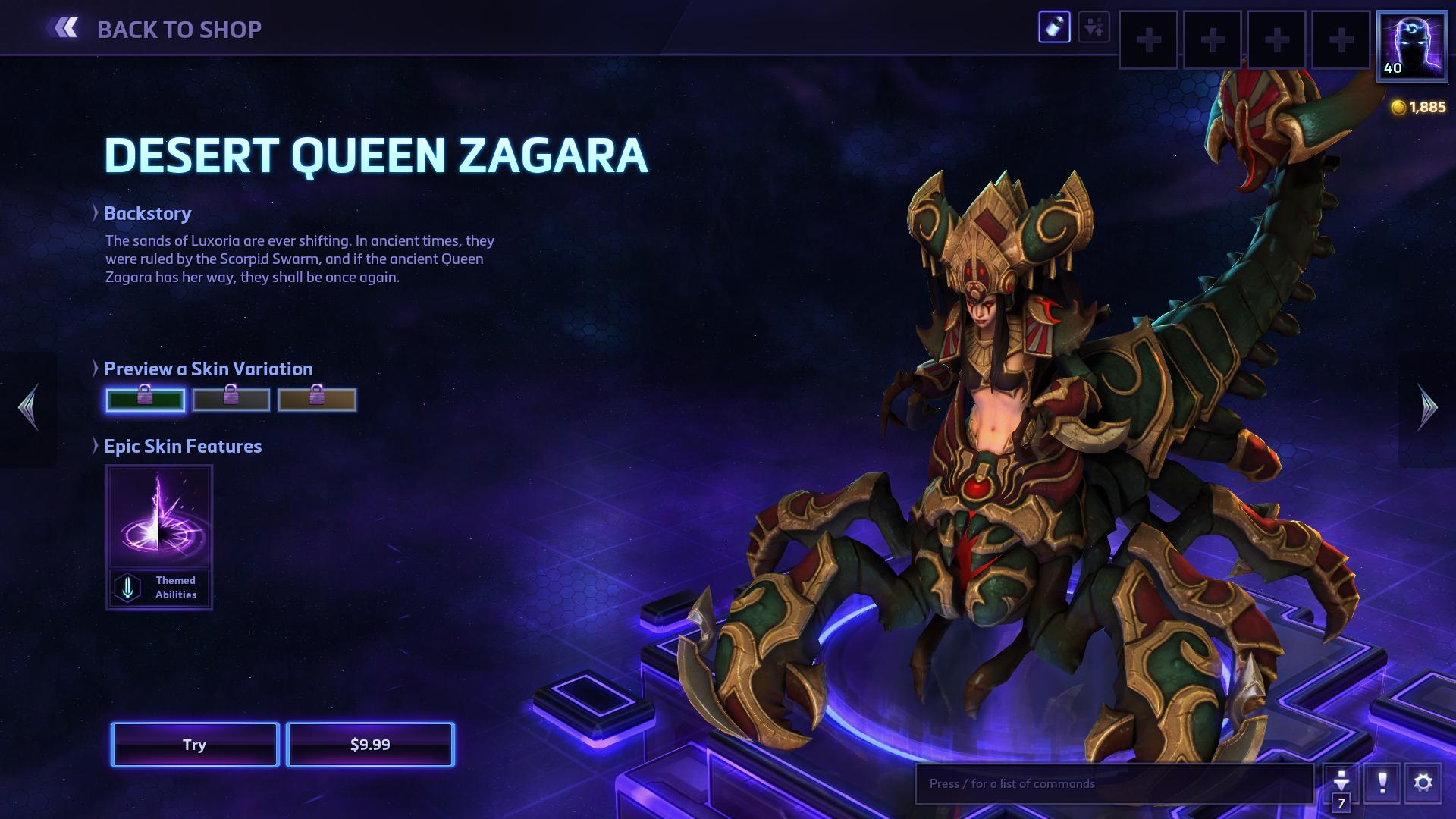 Best: Desert Queen Zagara