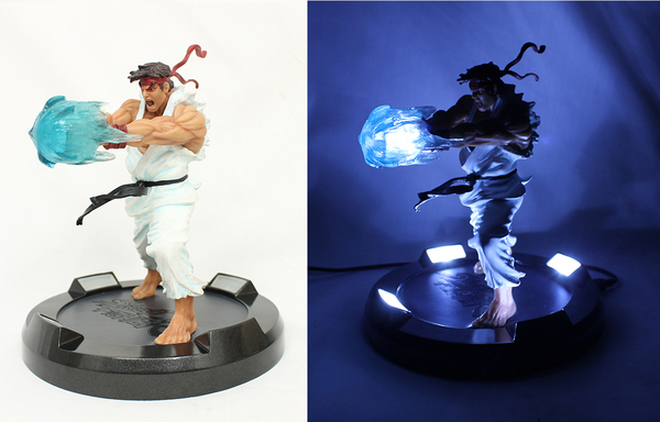 LED-Illuminated Ryu Statue (Regular Ryu or Evil Ryu)