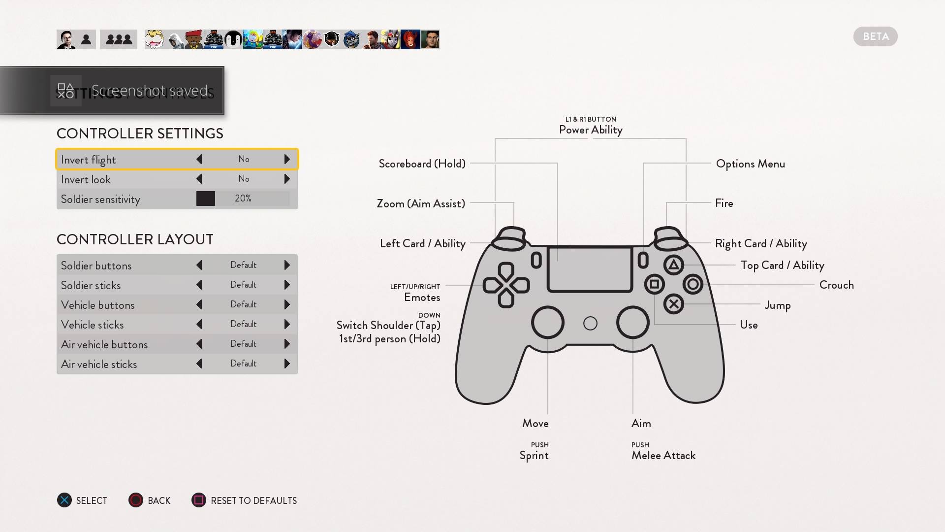 Controller Settings