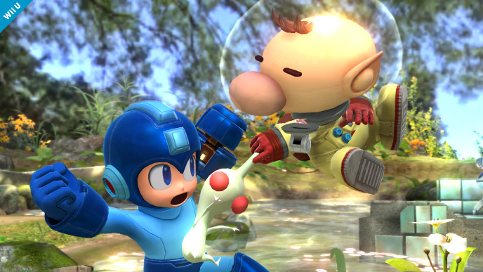 Olimar and Pikmin in Super Smash Bros U #5