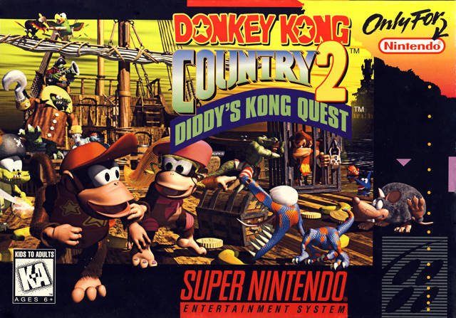 SNES - Donkey Kong Country 2: Diddy\'s Kong Quest