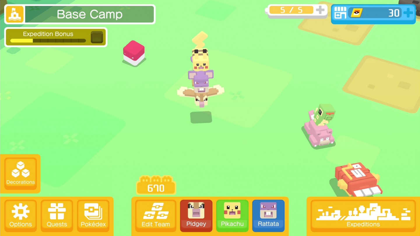 Pokemon Quest Gameplay