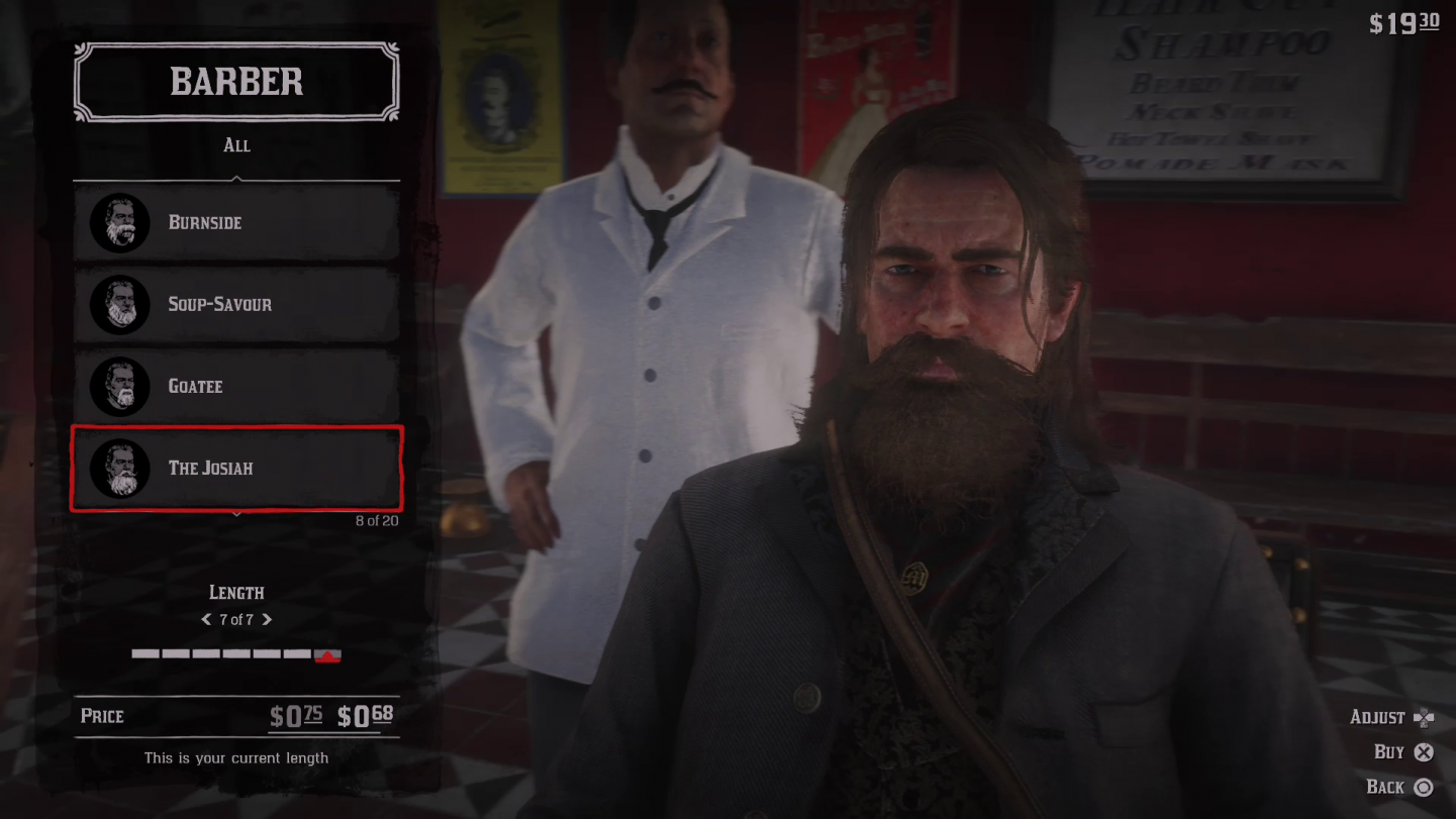 Red Dead Redemption 2 Facial Hair The Josiah